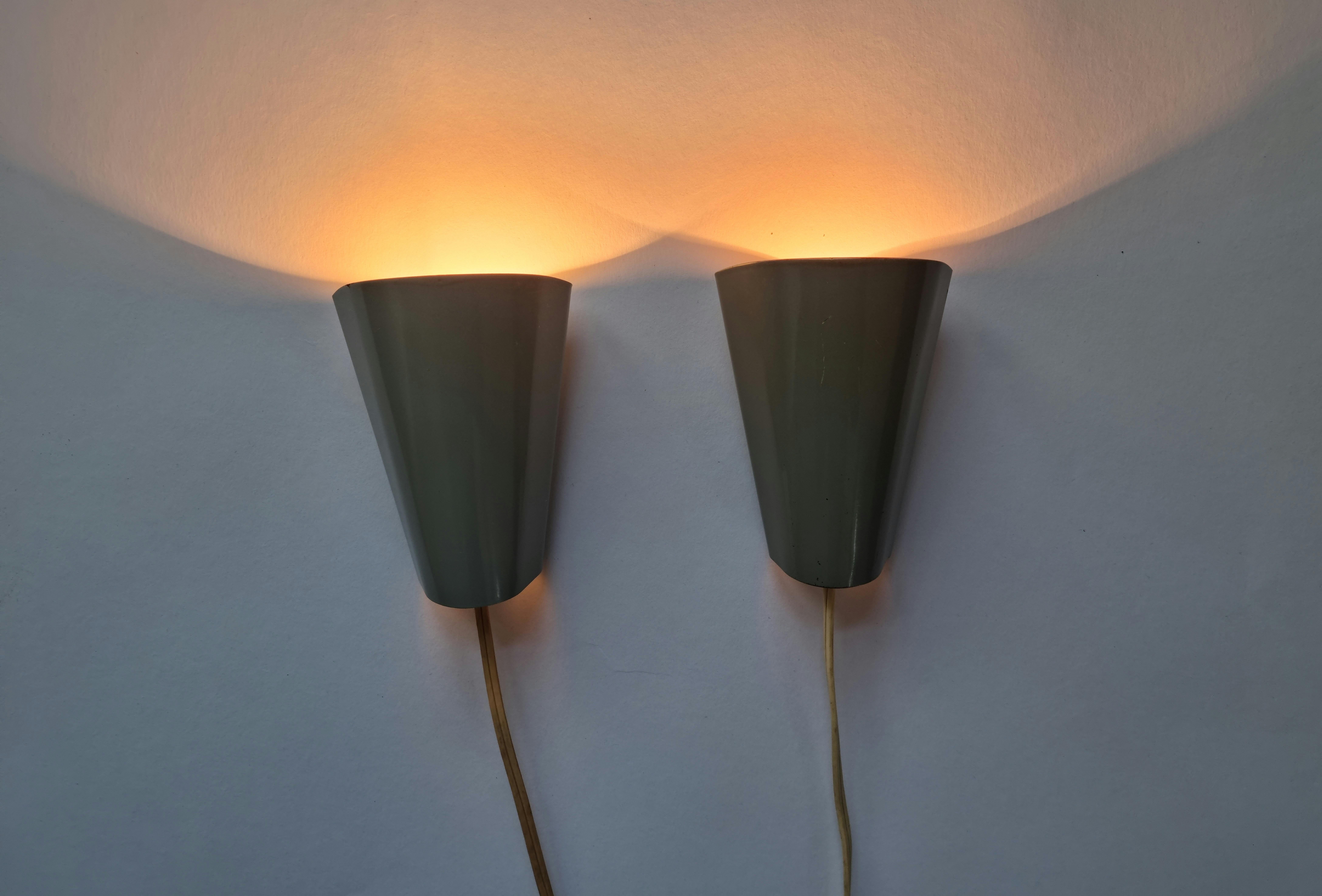 Pair of Mid-Century Rare Wall Lamps Lidokov, Designed by Josef Hurka, 1960s For Sale 10