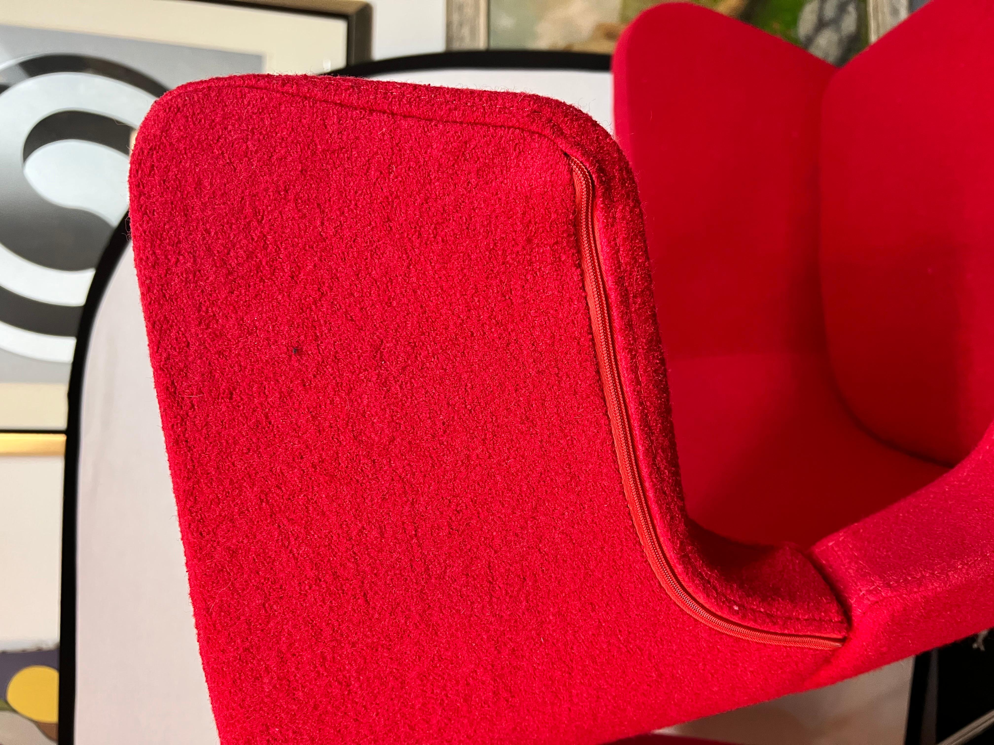 Mid-Century Modern Pair of Mid Century Red Ox Chairs