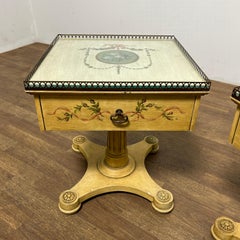 Pair of Mid-Century Regency Revival Side Tables Circa 1960s