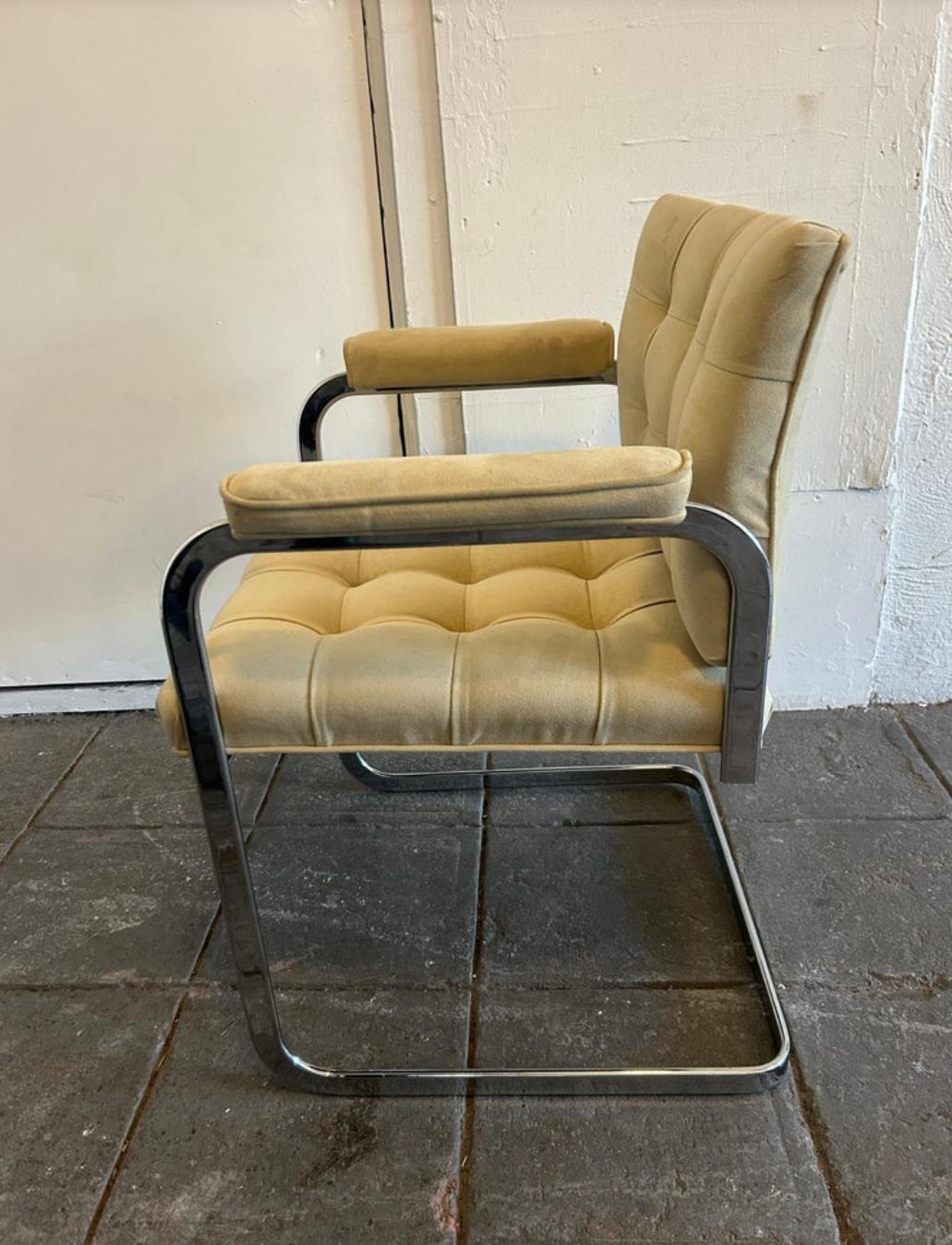 Mid-Century Modern Pair of Mid Century Robert Haussmann for Stendig RH-304 De Sede Arm Chairs
