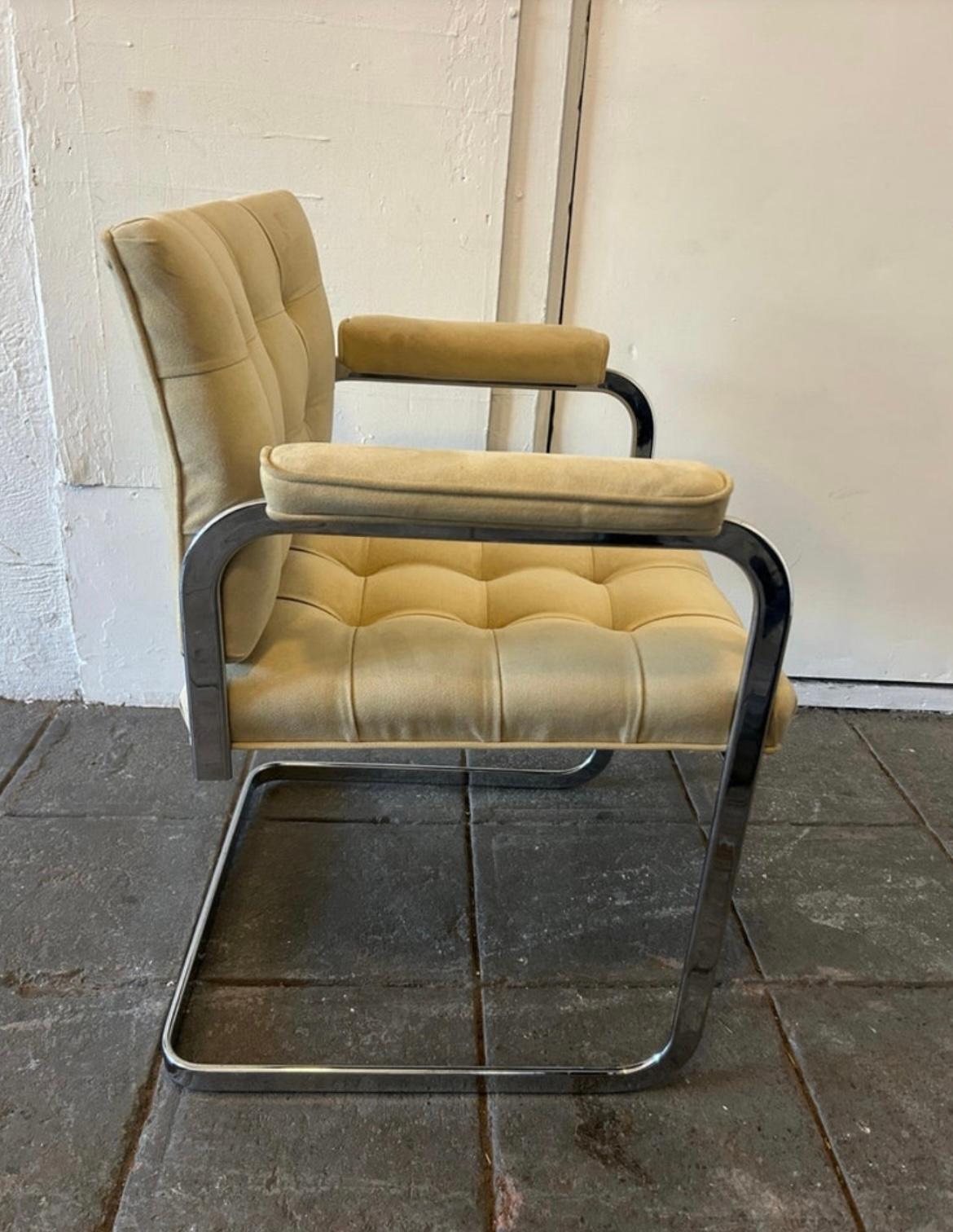 Swiss Pair of Mid Century Robert Haussmann for Stendig RH-304 De Sede Arm Chairs
