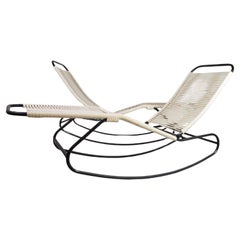 Pair of Mid-Century Rocking Chaises Walter Lamb Waikiki Lounge Style CA. 1950s