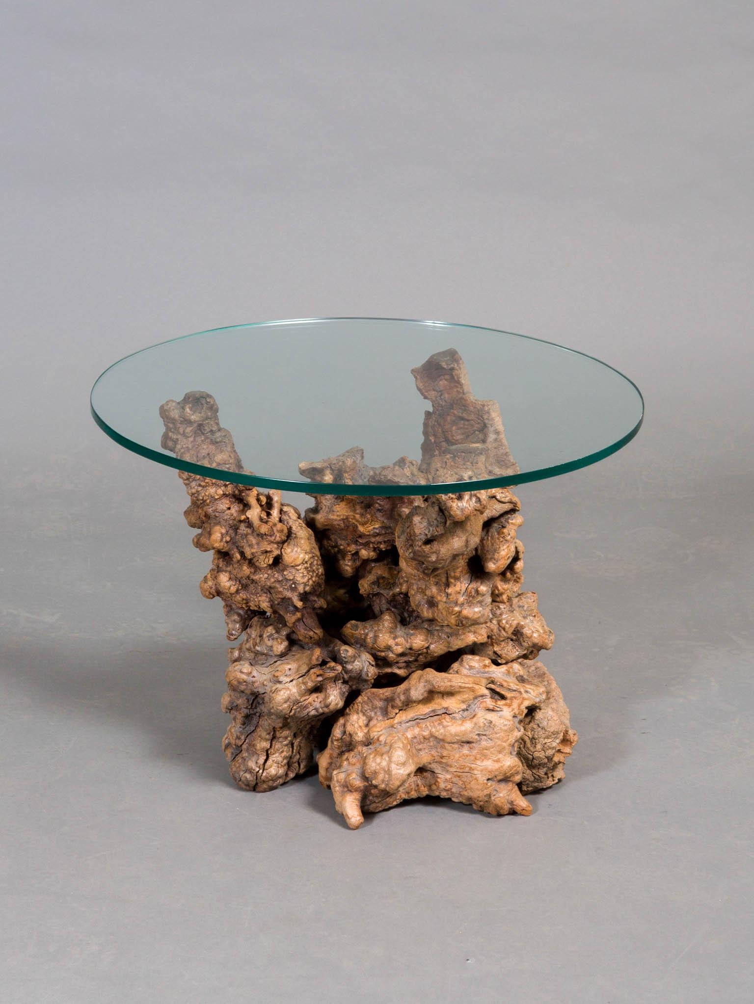 American Pair of Mid-Century Root Tables
