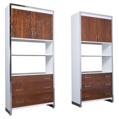 Pair of Mid-Century Rosewood Bookcases