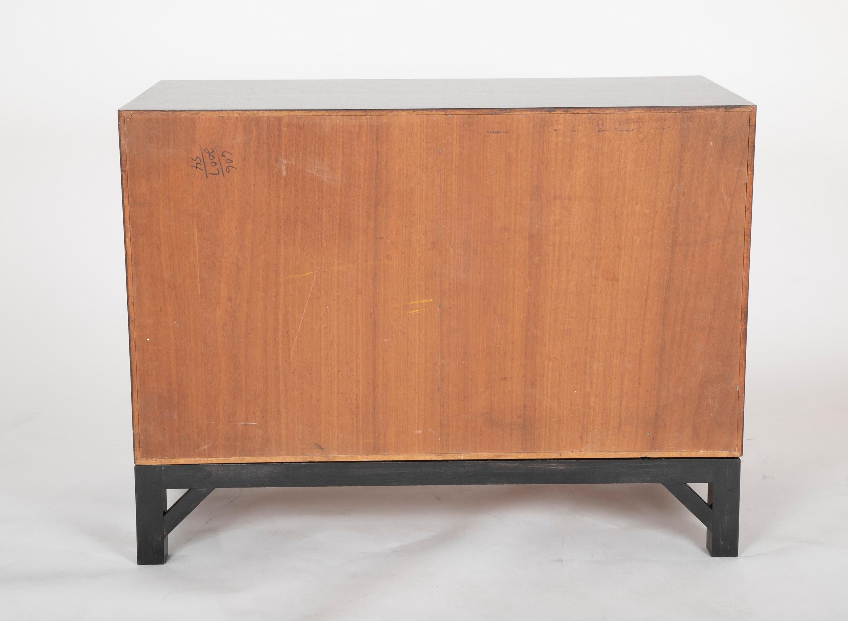 Pair of Midcentury Rosewood Chests on Stands in the Style of Svend Langkilde 5