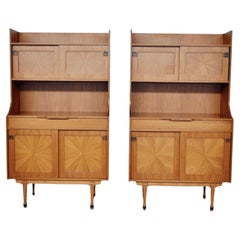 Pair of Mid-Century Rosewood Credenzas with Riser: A Timeless Italian Design Gem