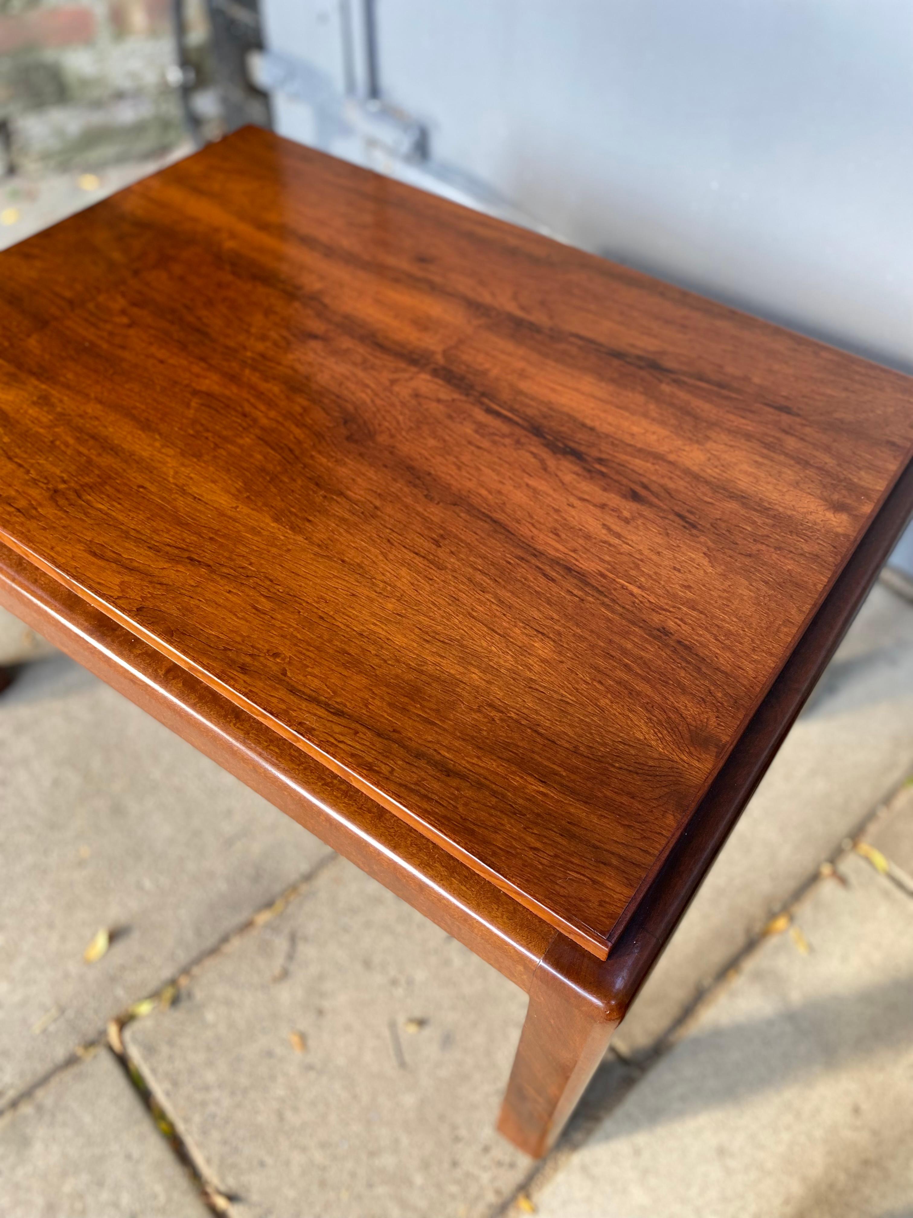 Pair of Mid Century Rosewood Side / Sofa / End Tables, French, 1970s 6