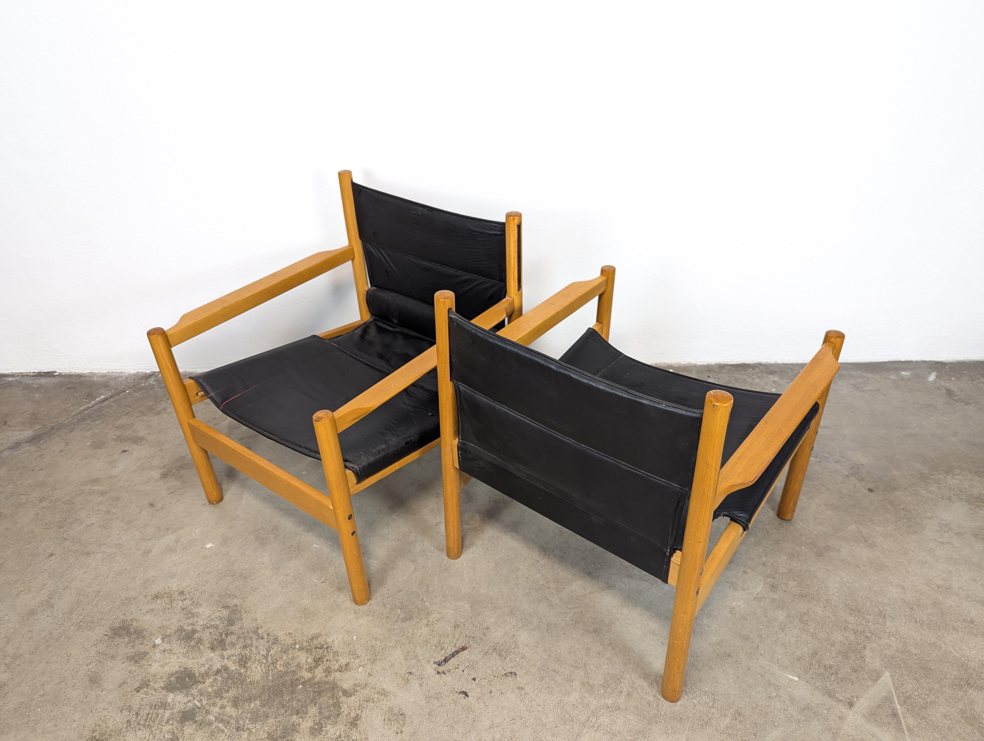 Pair of Mid Century 'Roxinho' Lounge Chairs by Michel Arnoult, Brazil, c1960s In Good Condition For Sale In Chino Hills, CA