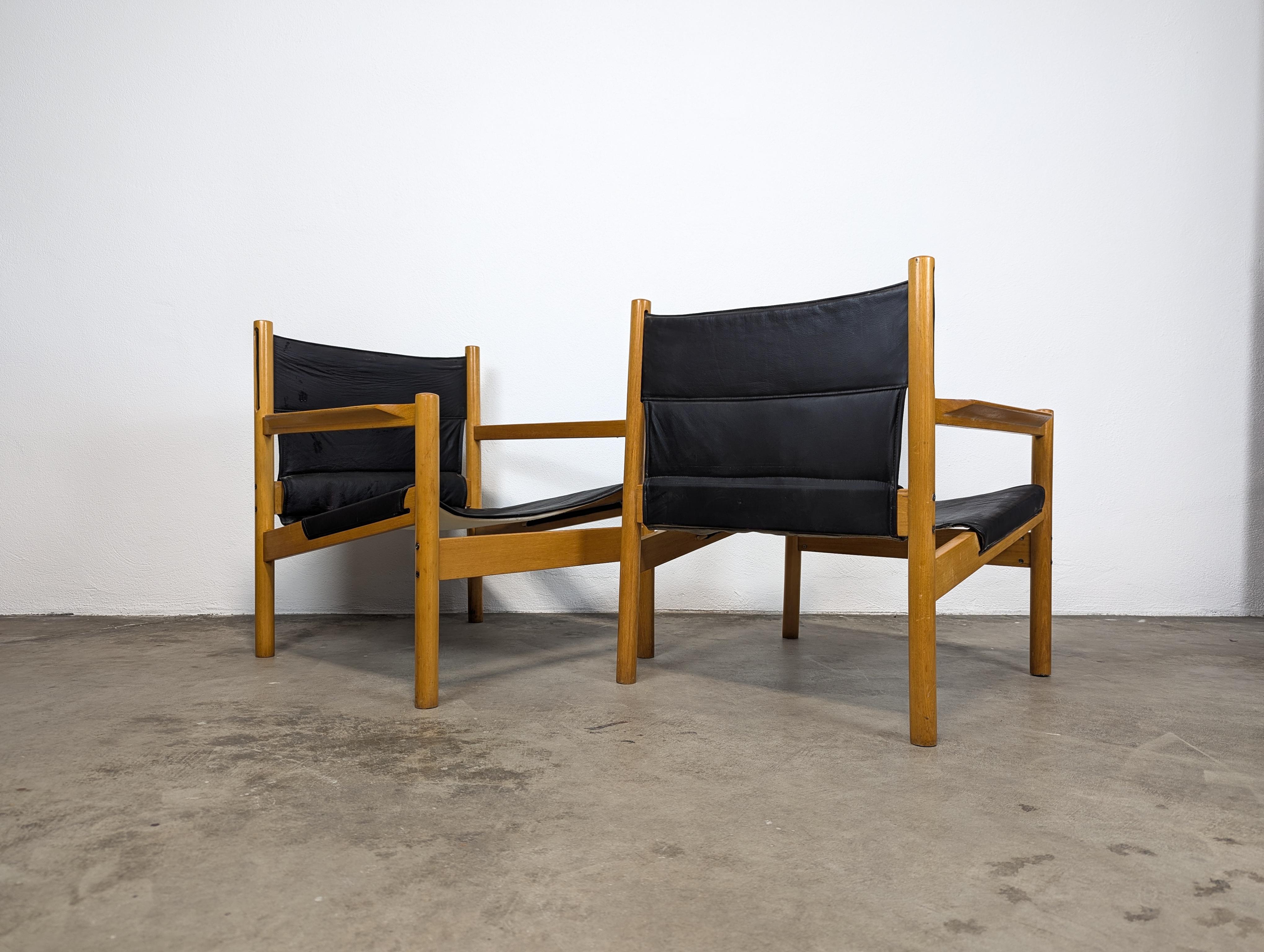 Mid-20th Century Pair of Mid Century 'Roxinho' Lounge Chairs by Michel Arnoult, Brazil, c1960s For Sale
