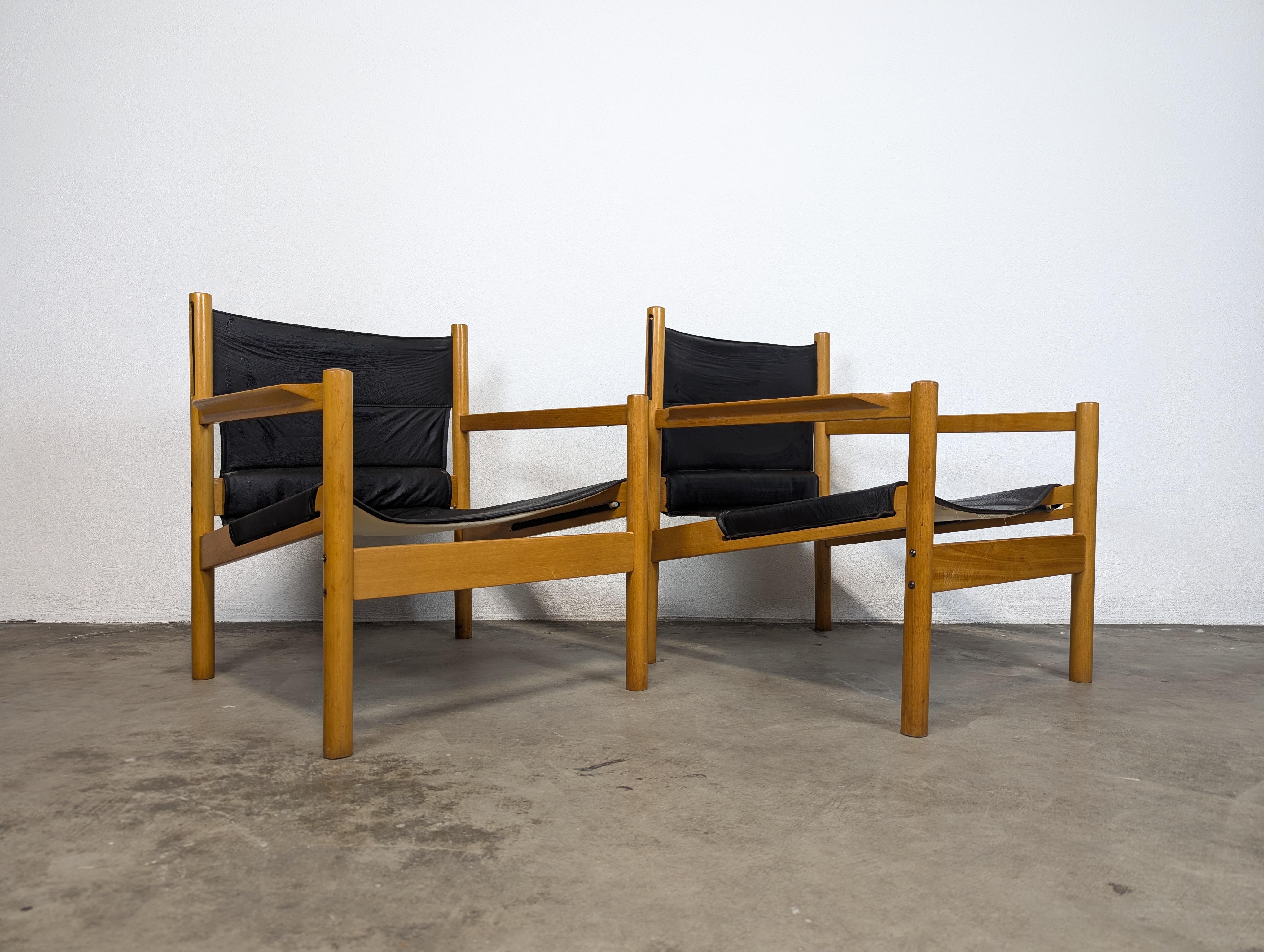Pair of Mid Century 'Roxinho' Lounge Chairs by Michel Arnoult, Brazil, c1960s For Sale 2