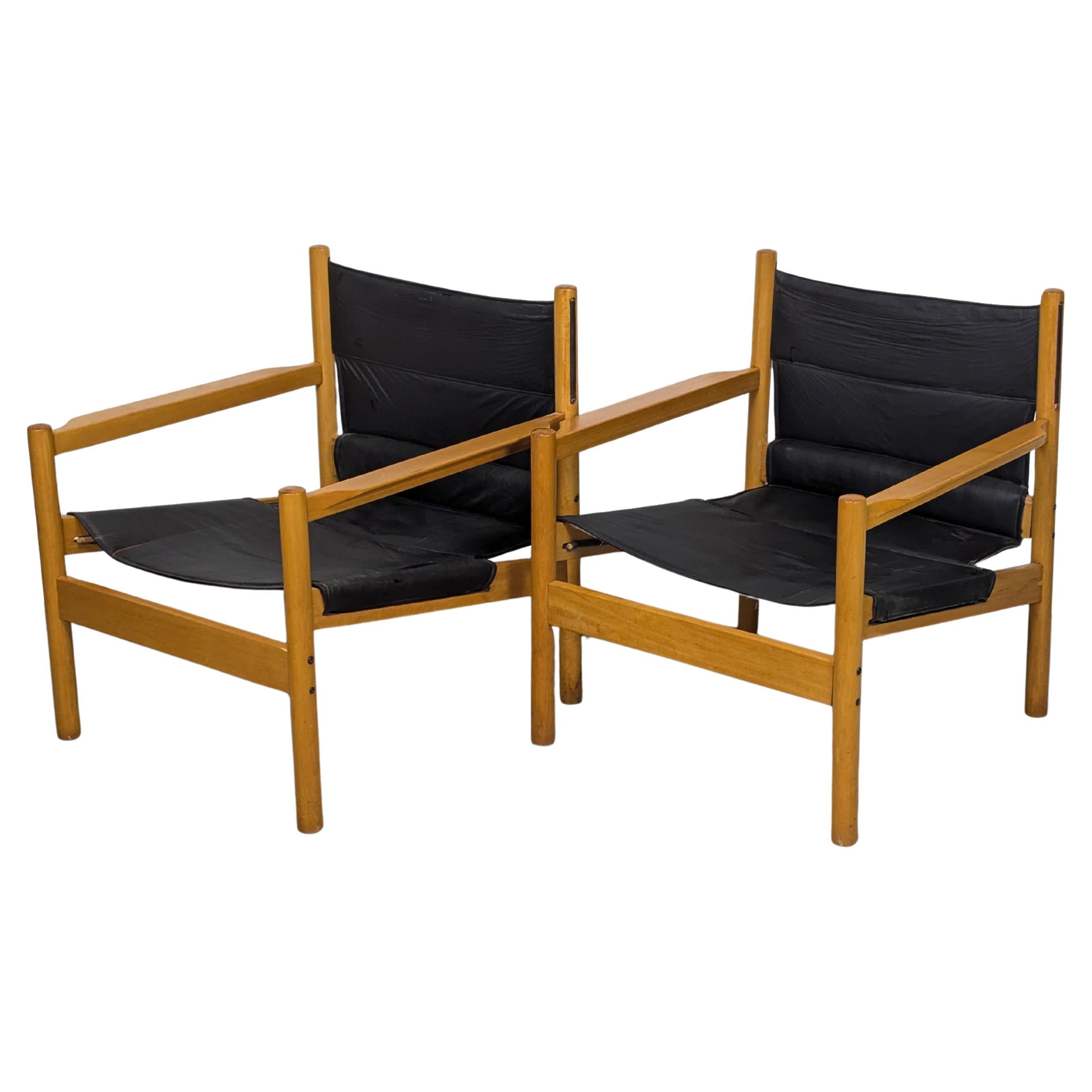 Pair of Mid Century 'Roxinho' Lounge Chairs by Michel Arnoult, Brazil, c1960s