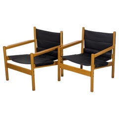Pair of Mid Century 'Roxinho' Lounge Chairs by Michel Arnoult, Brazil, c1960s