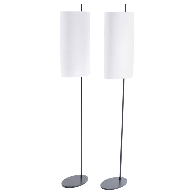 Pair of Midcentury 'Royal' Floor Lamps by Arne Jacobsen For Sale