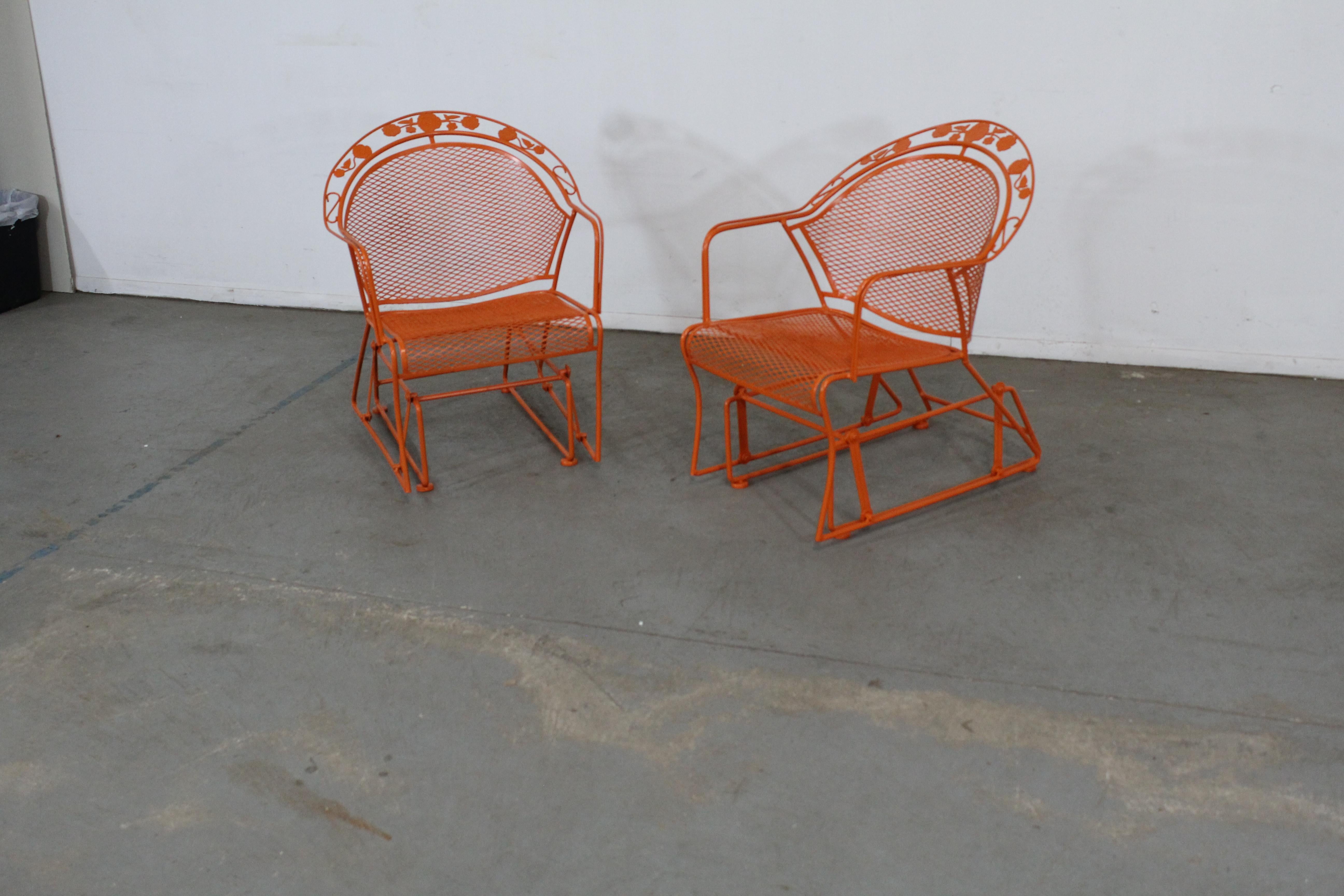 Pair of Mid-Century Salterini Glider Lounge Chairs 6