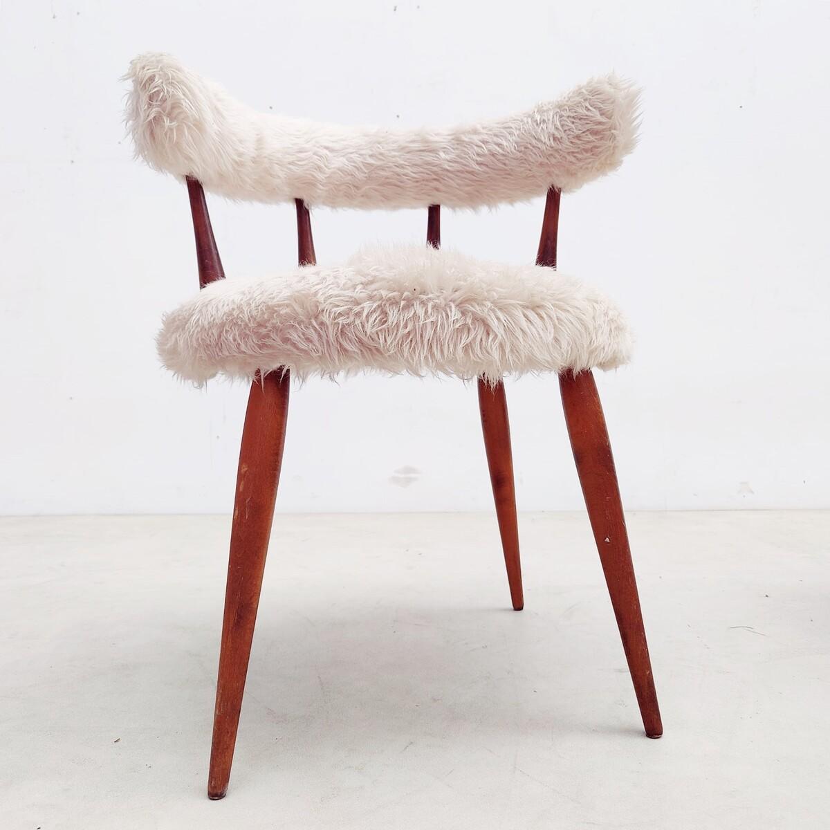 Pair of Mid-Century Scandinavian Cocktail Chairs, 1950s For Sale 2