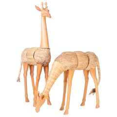 Pair of Mid Century Scandinavian Giraffes