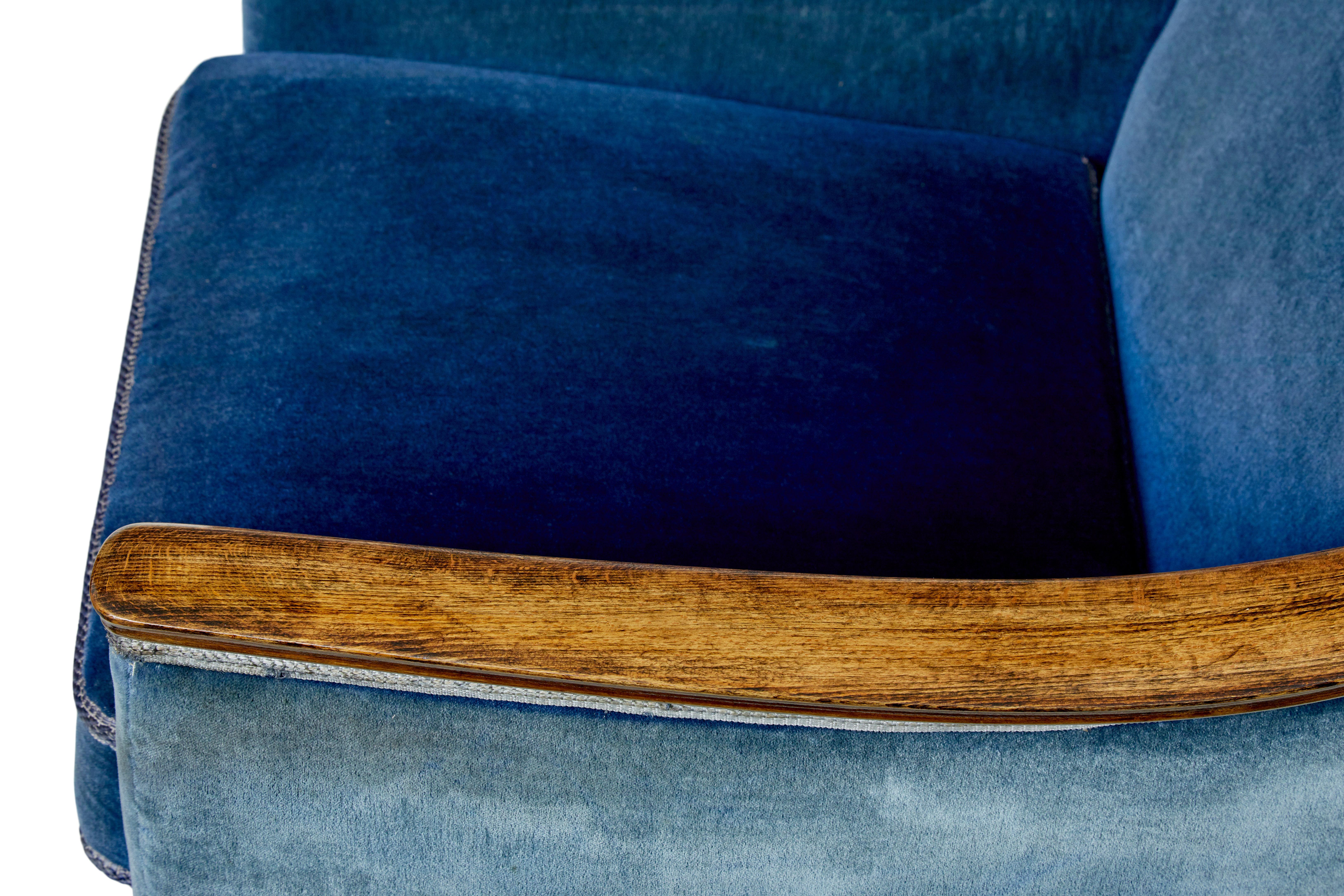Suédois Paire de fauteuils de salon scandinaves du milieu du siècle dernier en vente