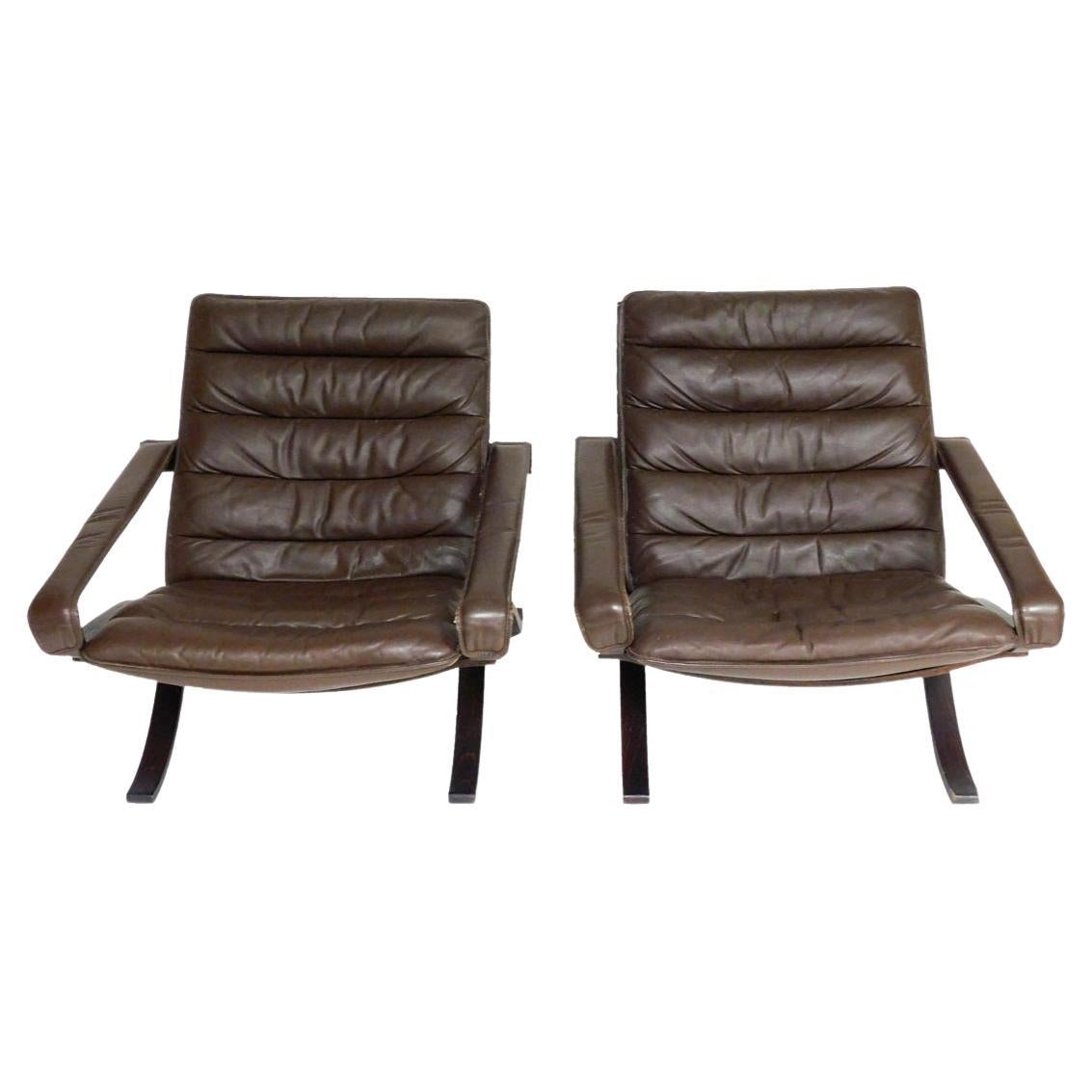 Pair of mid-century modern 