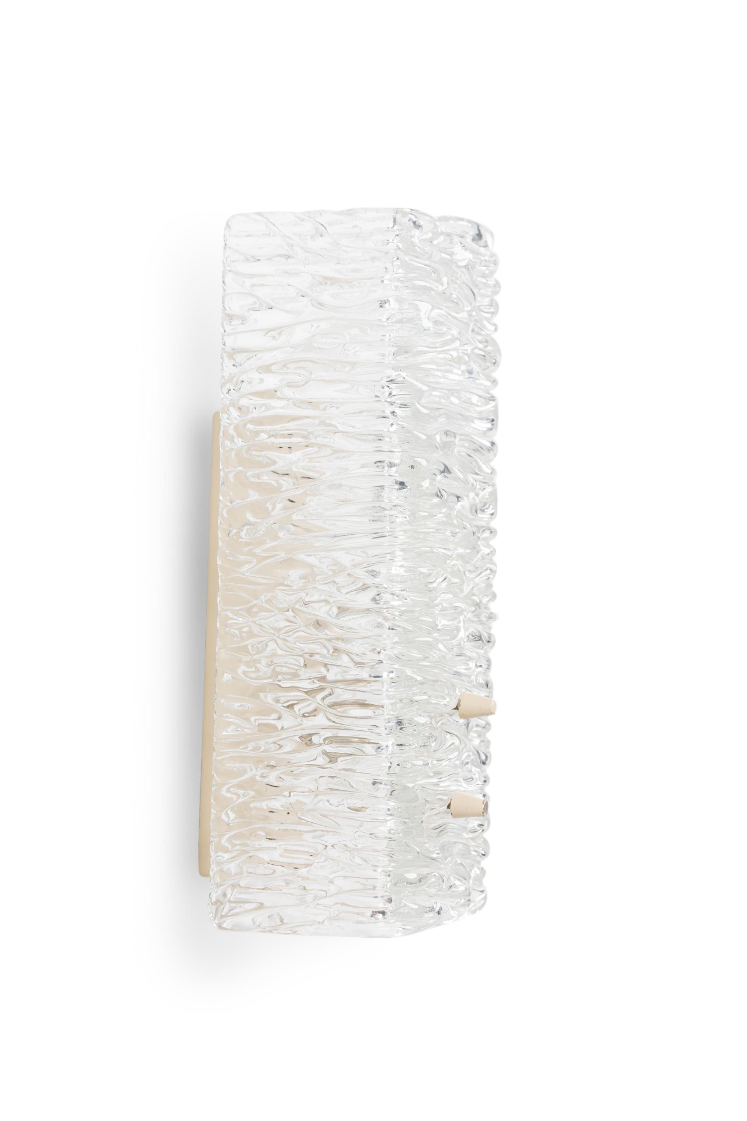 PAR de apliques de pared pequeños de estilo sueco de mediados de siglo con textura de 