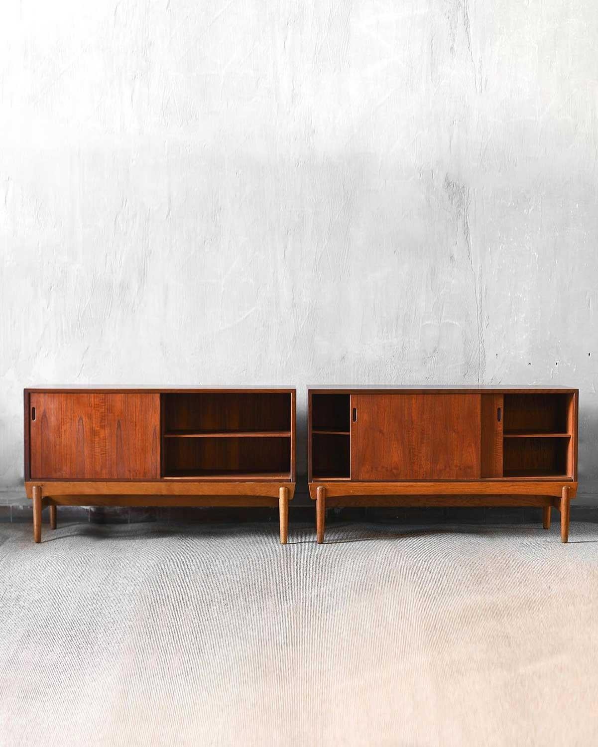 Scandinavian Pair of mid-century scandinavian sideboards For Sale