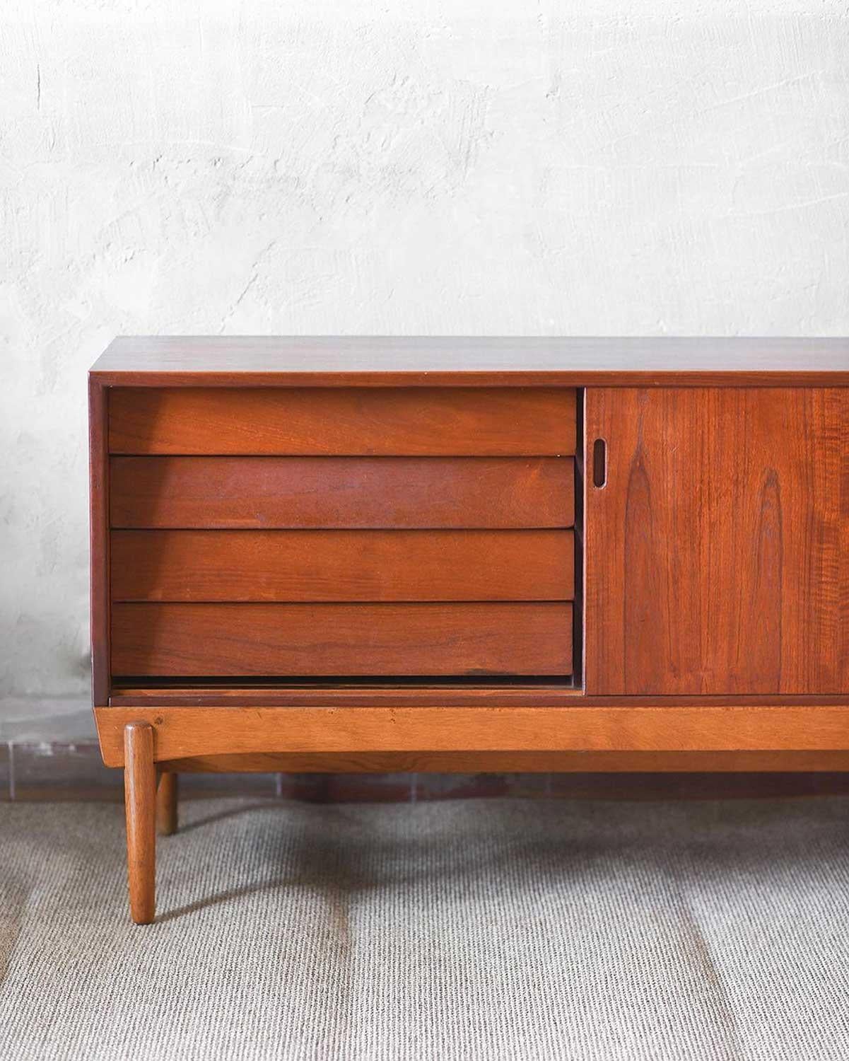 20th Century Pair of mid-century scandinavian sideboards For Sale
