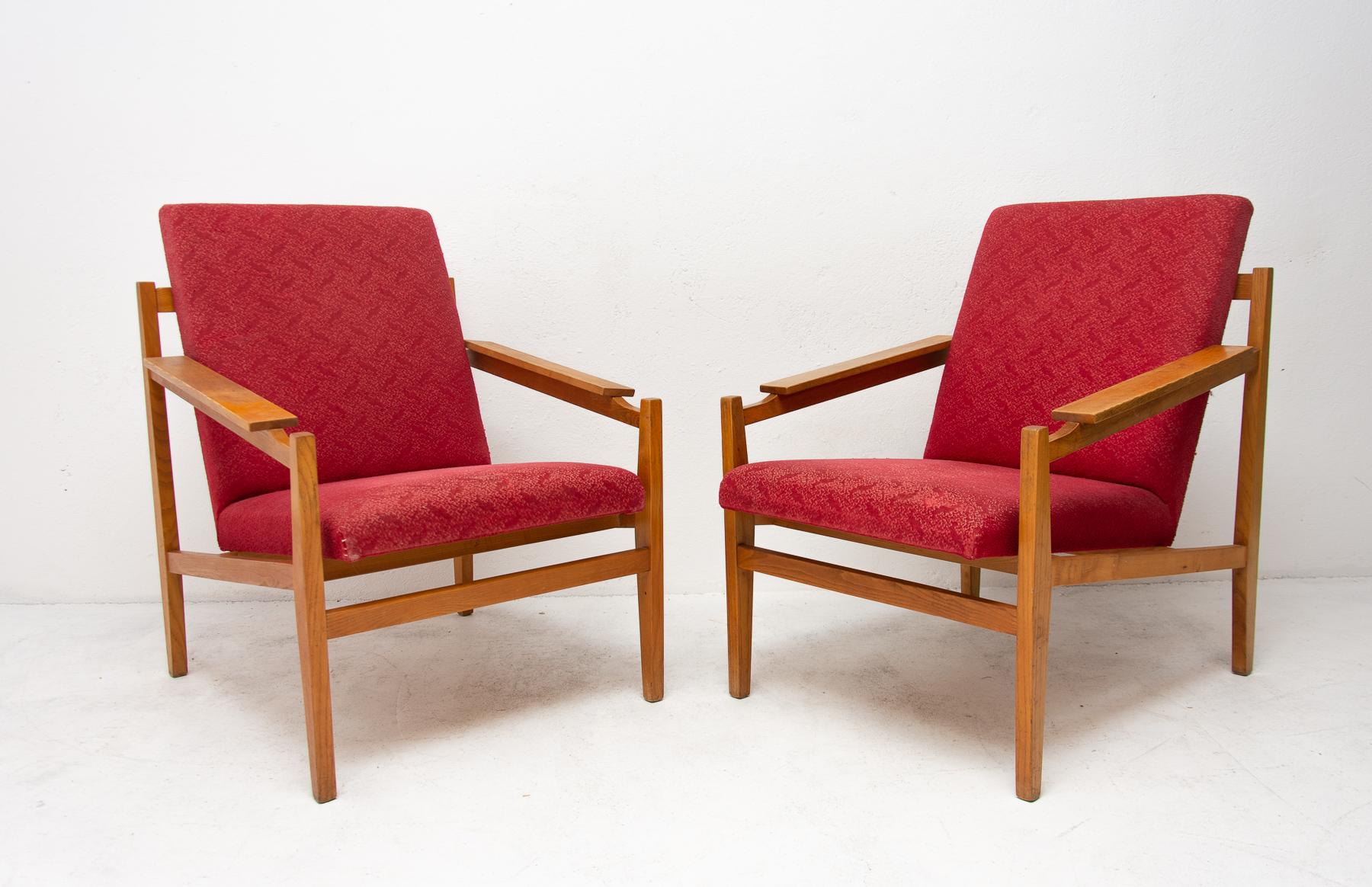 Scandinavian Modern Pair of mid century Scandinavian style armchairs, 1960´s For Sale