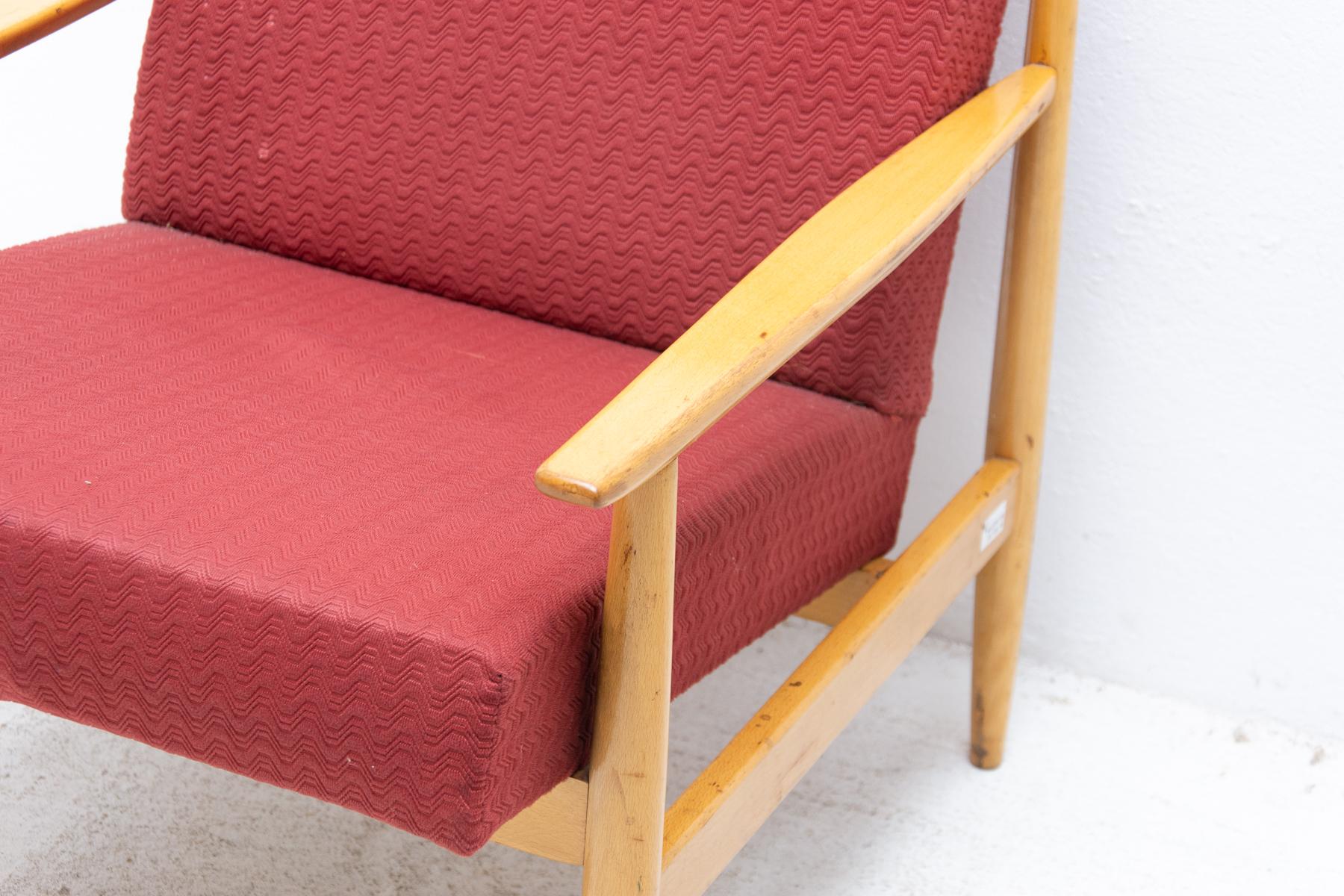 Pair of Mid Century Scandinavian Style Armchairs by TON, 1970´s 6