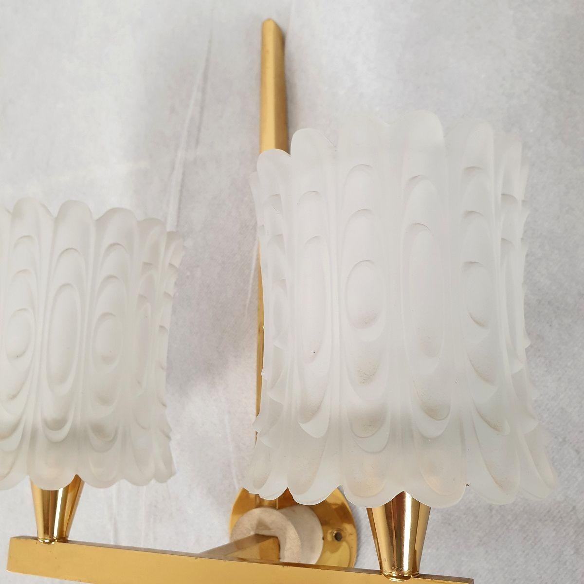 Mid-20th Century Pair of Mid Century sconces, France