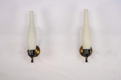 Pair of Mid-Century sconces in Arredoluce manner. Italy 1950s