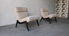Pair of Mid Century Scoop Lounge Chairs