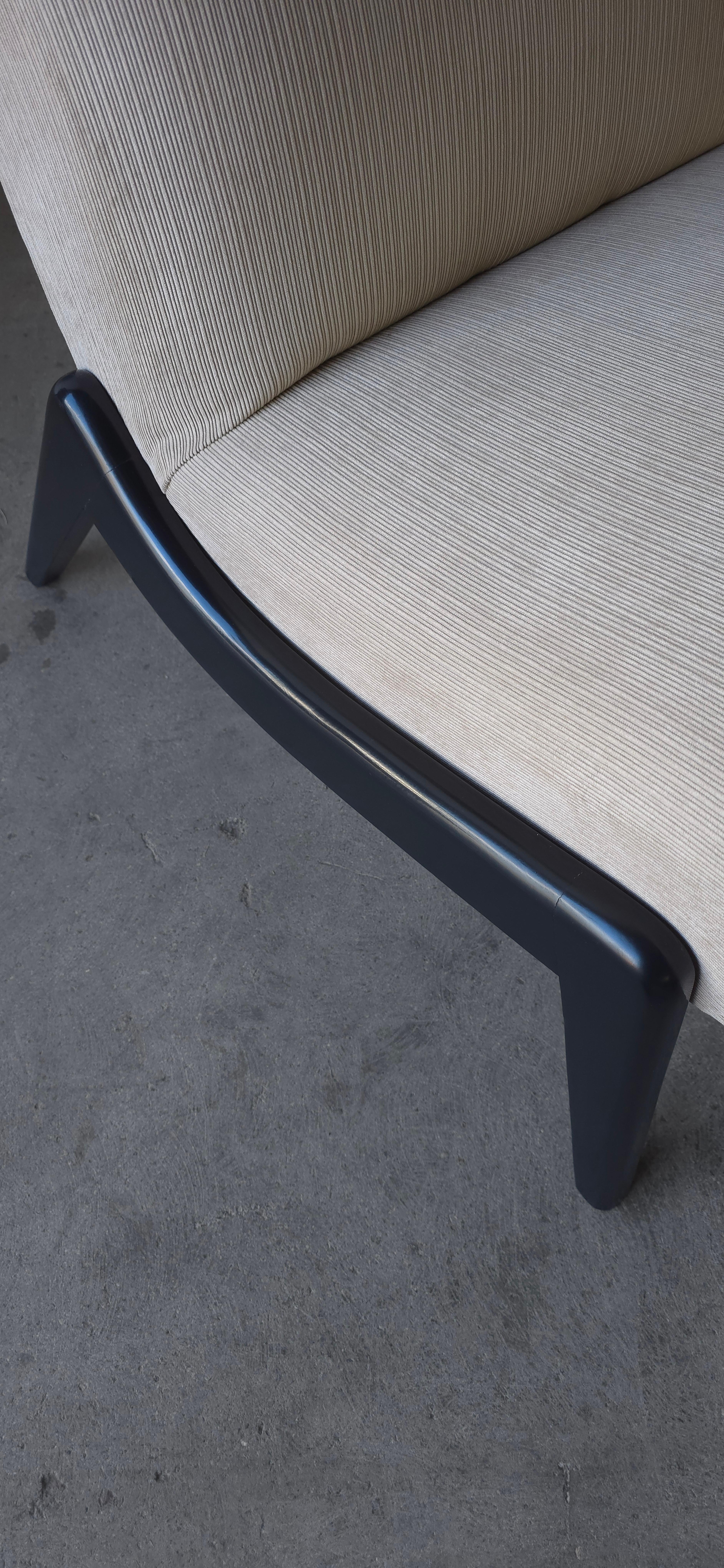 Pareja de sillones Scoop Lounge de mediados de siglo en venta 3