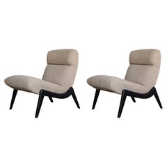 Pair of Mid Century Scoop Lounge Chairs