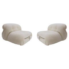 Pair of Mid-Century "Soriana" Lounge Chairs by Afra 
Tobia Scarpa for Cassina