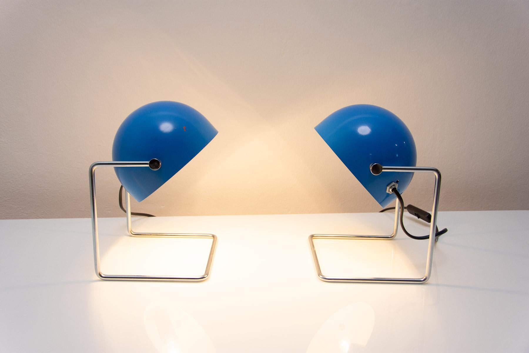  Pair of Midcentury Space-Age Positioning Desk Lamps, 1960s 9