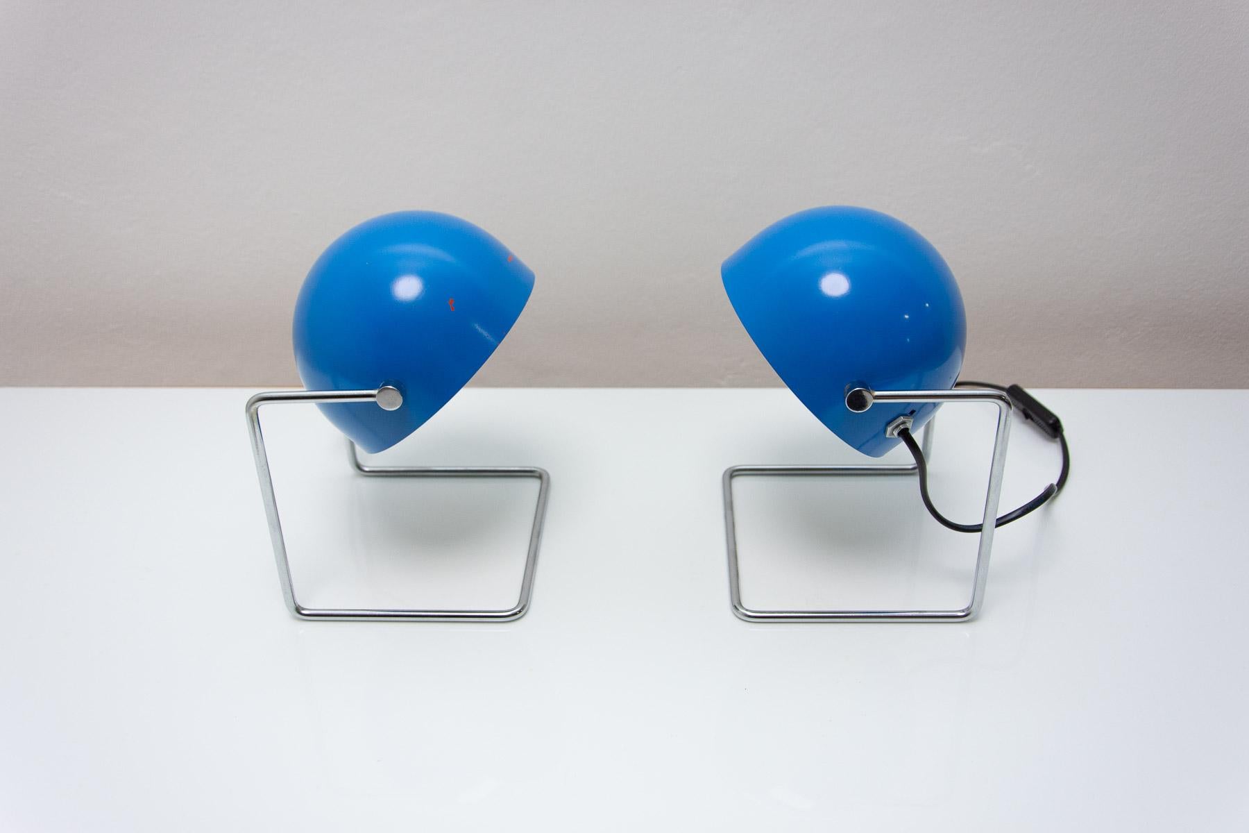 Mid-Century Modern  Pair of Midcentury Space-Age Positioning Desk Lamps, 1960s
