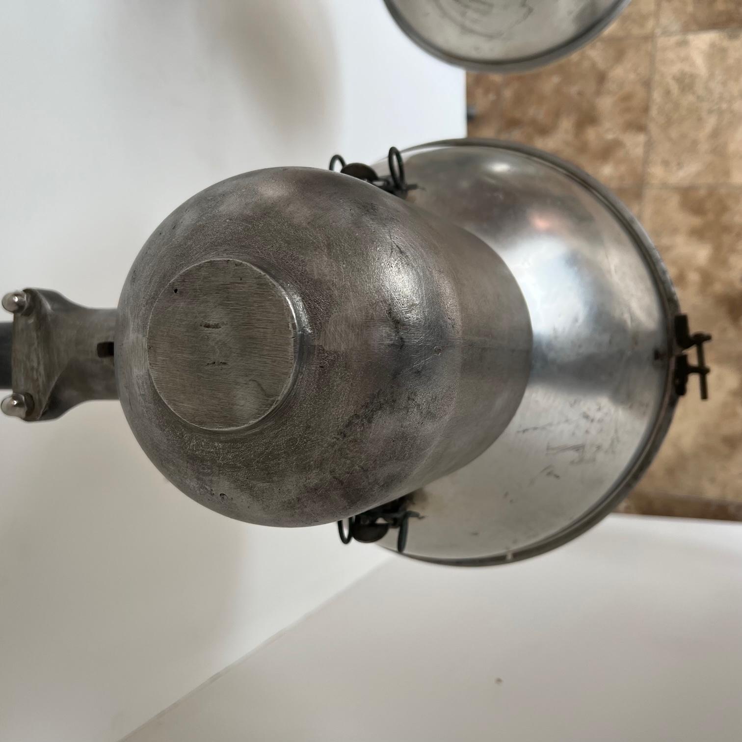 Pair of Mid-Century Spanish Industrial Wall Lights For Sale 8