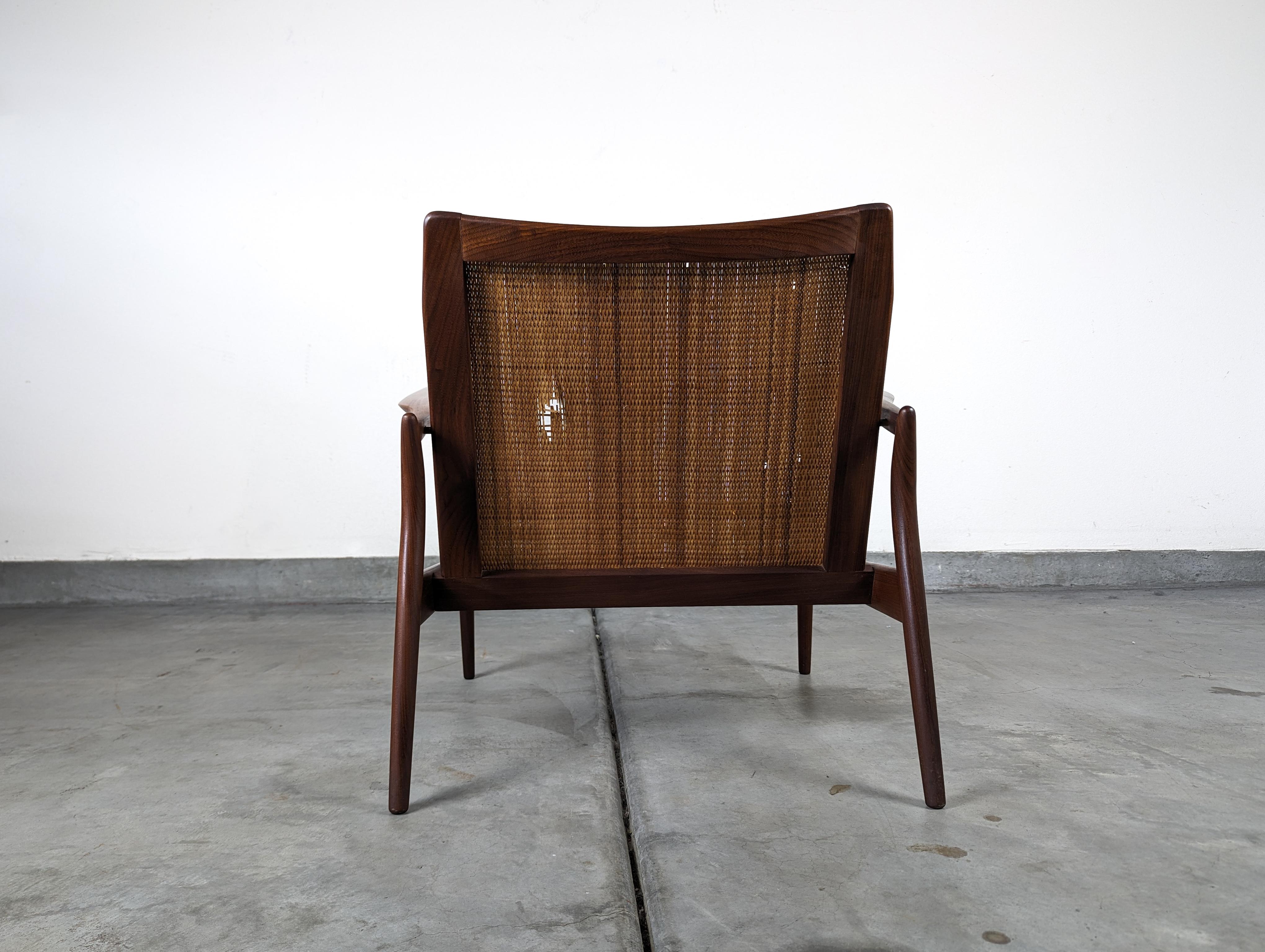 Pair of Mid Century Spear Teak Lounge Chairs by Ib Kofod-Larsen for Selig, c1960 For Sale 6