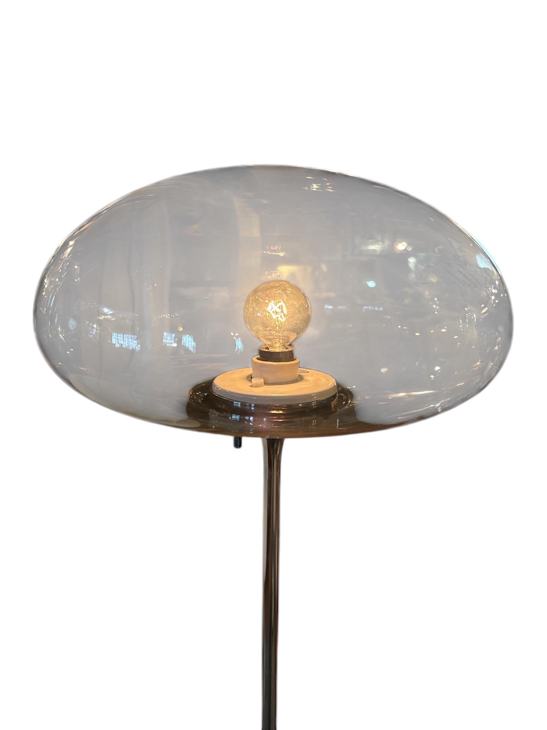 Mid-Century Modern Paire de lampes portatives en Stemlite à champignon du milieu du siècle dernier