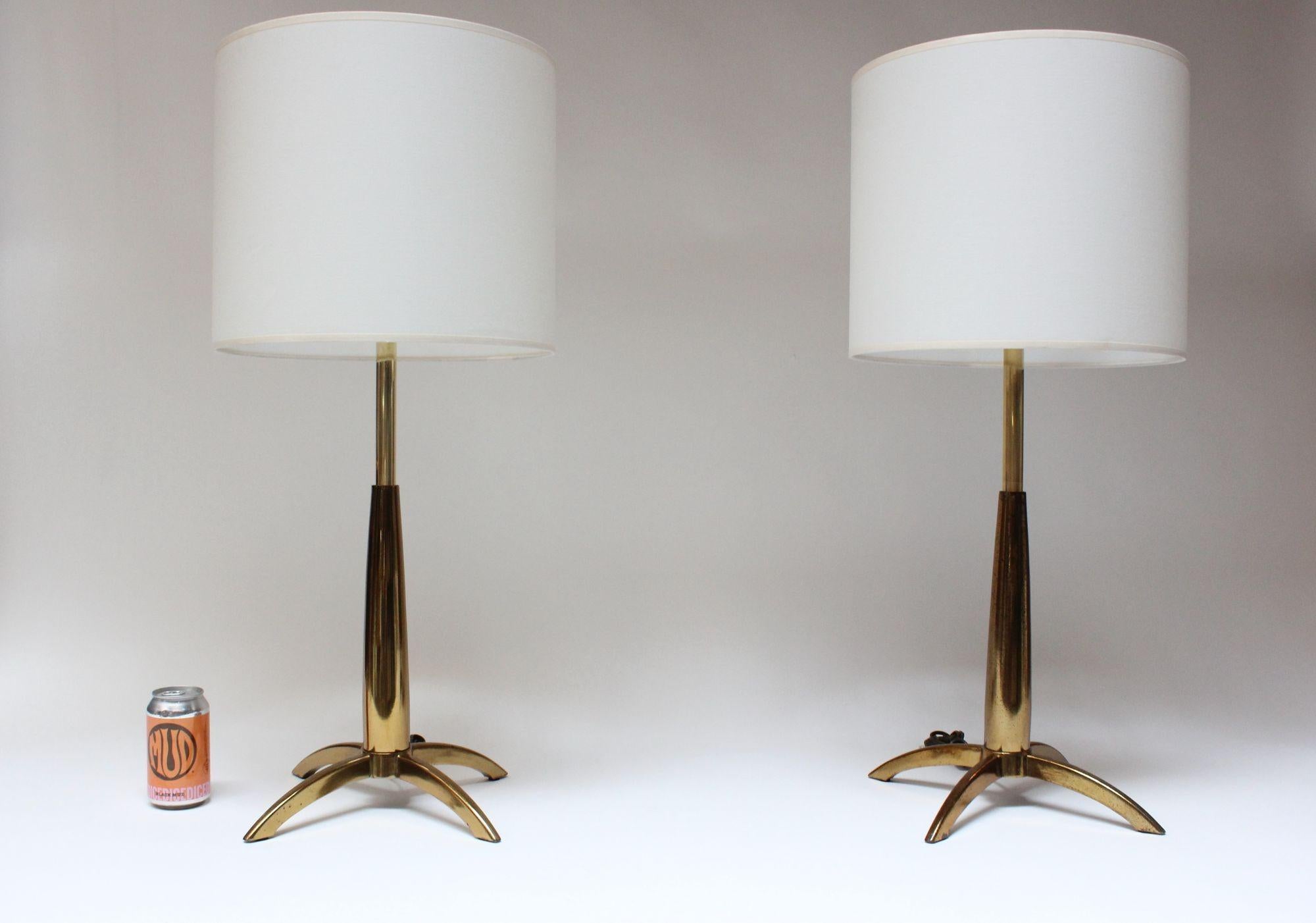 Mid-Century Modern Paire de lampes de table 