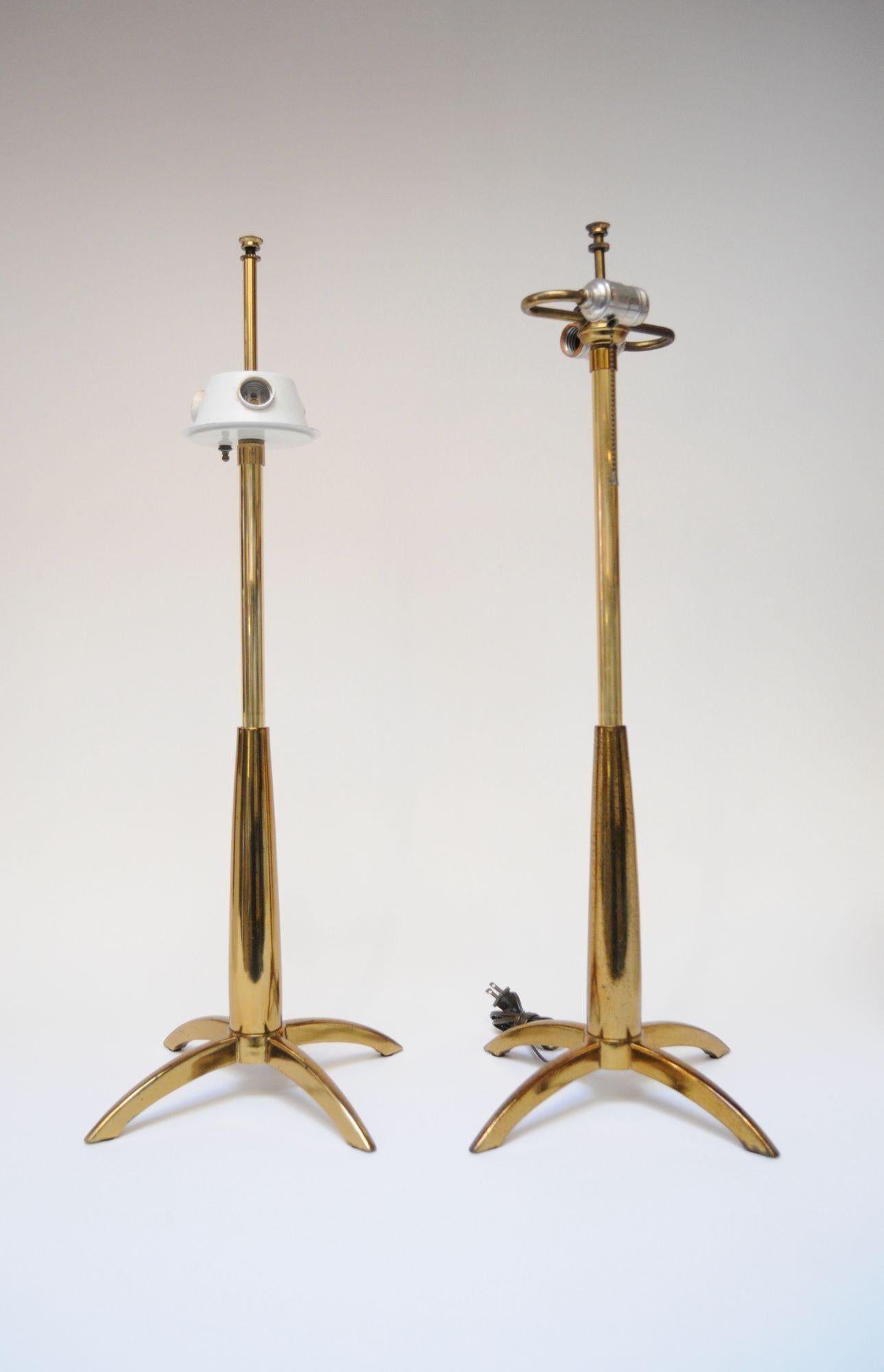 Américain Paire de lampes de table 