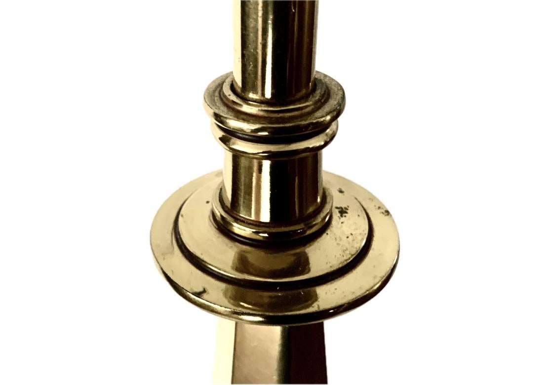 Pair Of Mid Century Stiffel Torchiere Table Lamps For Sale 4