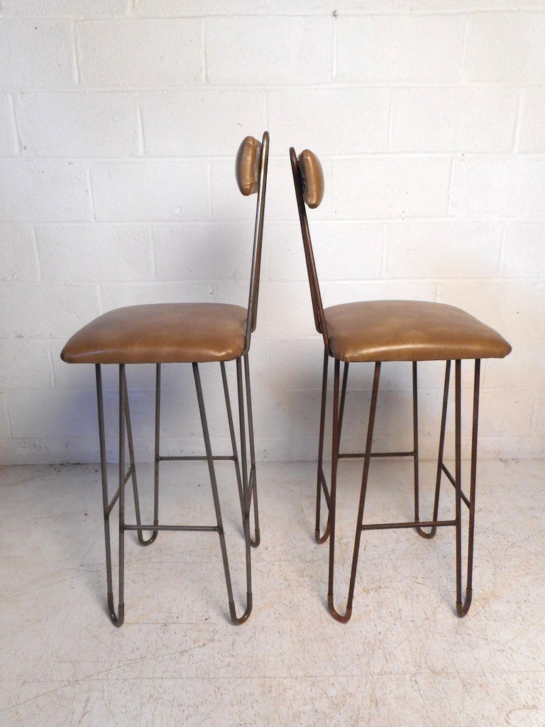 Pair of MidCentury Stools For Sale at 1stDibs