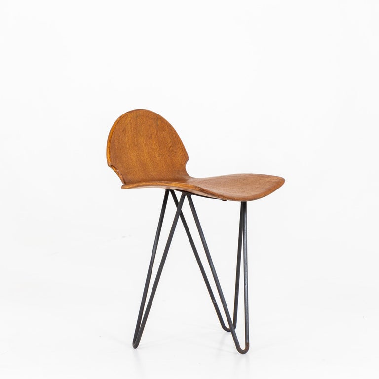 Pair of MidCentury Stools For Sale at 1stDibs