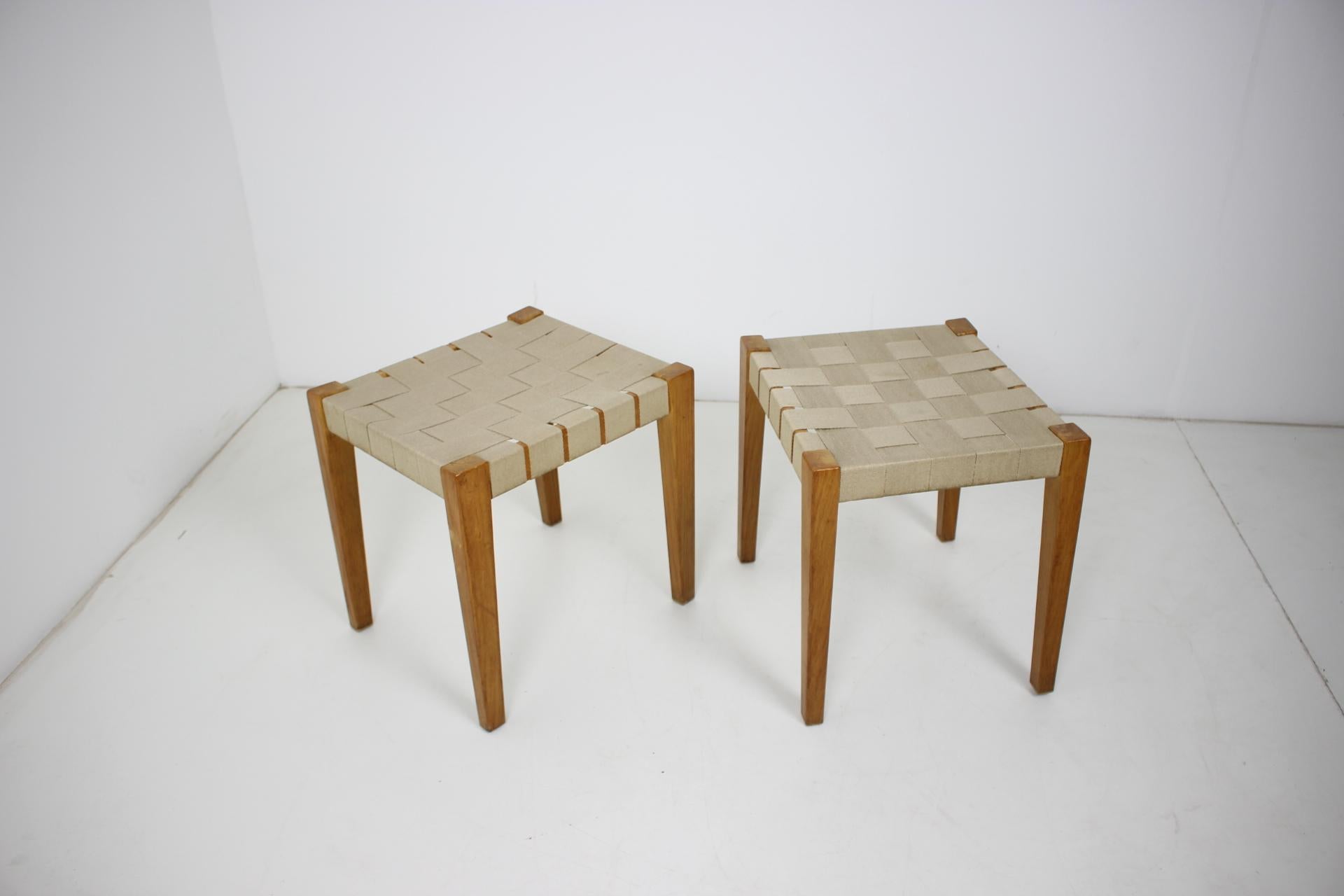 Pair of Midcentury Stools or Tabourets, 1950s 1