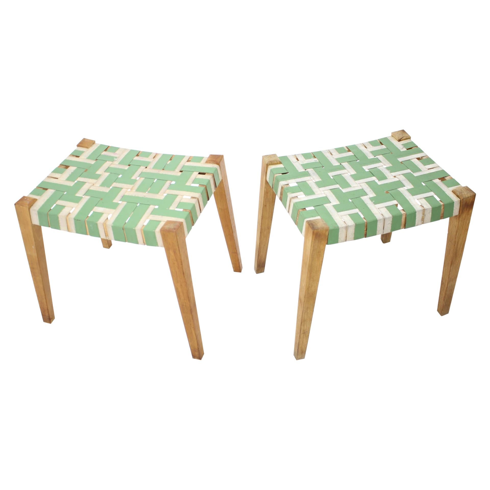 Pair of Midcentury Stools or Tabourets, 1950s