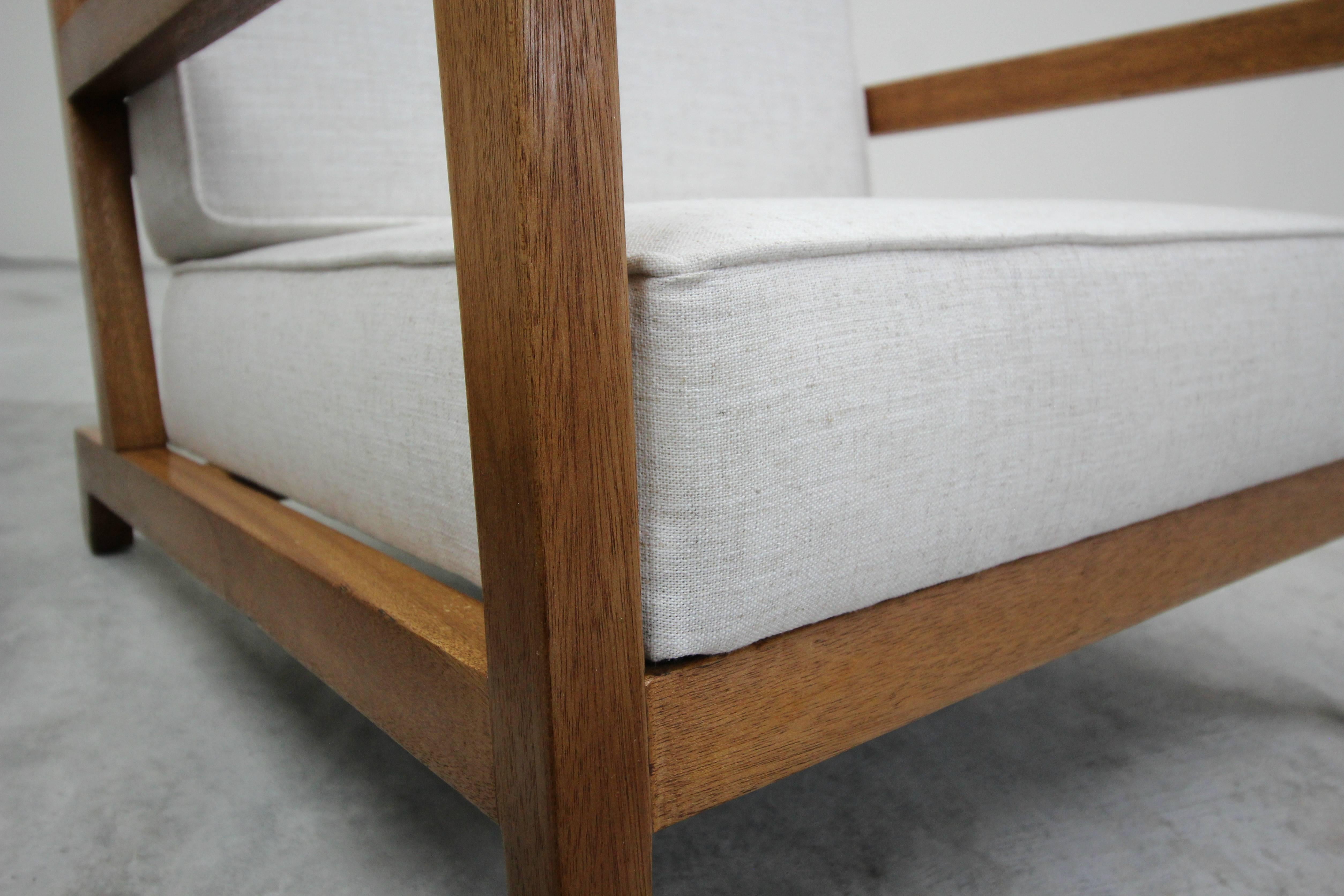 Pair of Midcentury Studio Craft Craftsman Style Lounge Chairs 3