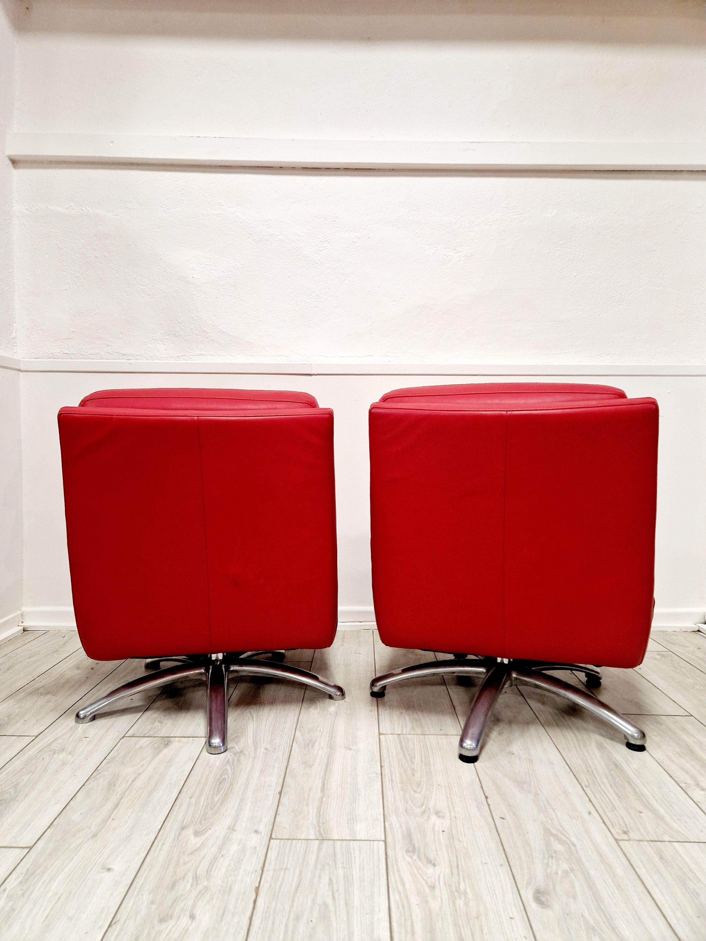 Pareja de sillas giratorias Breeze de estilo Mid Century Cajus Maelum para Fjords en Bueno estado para la venta en Buxton, GB