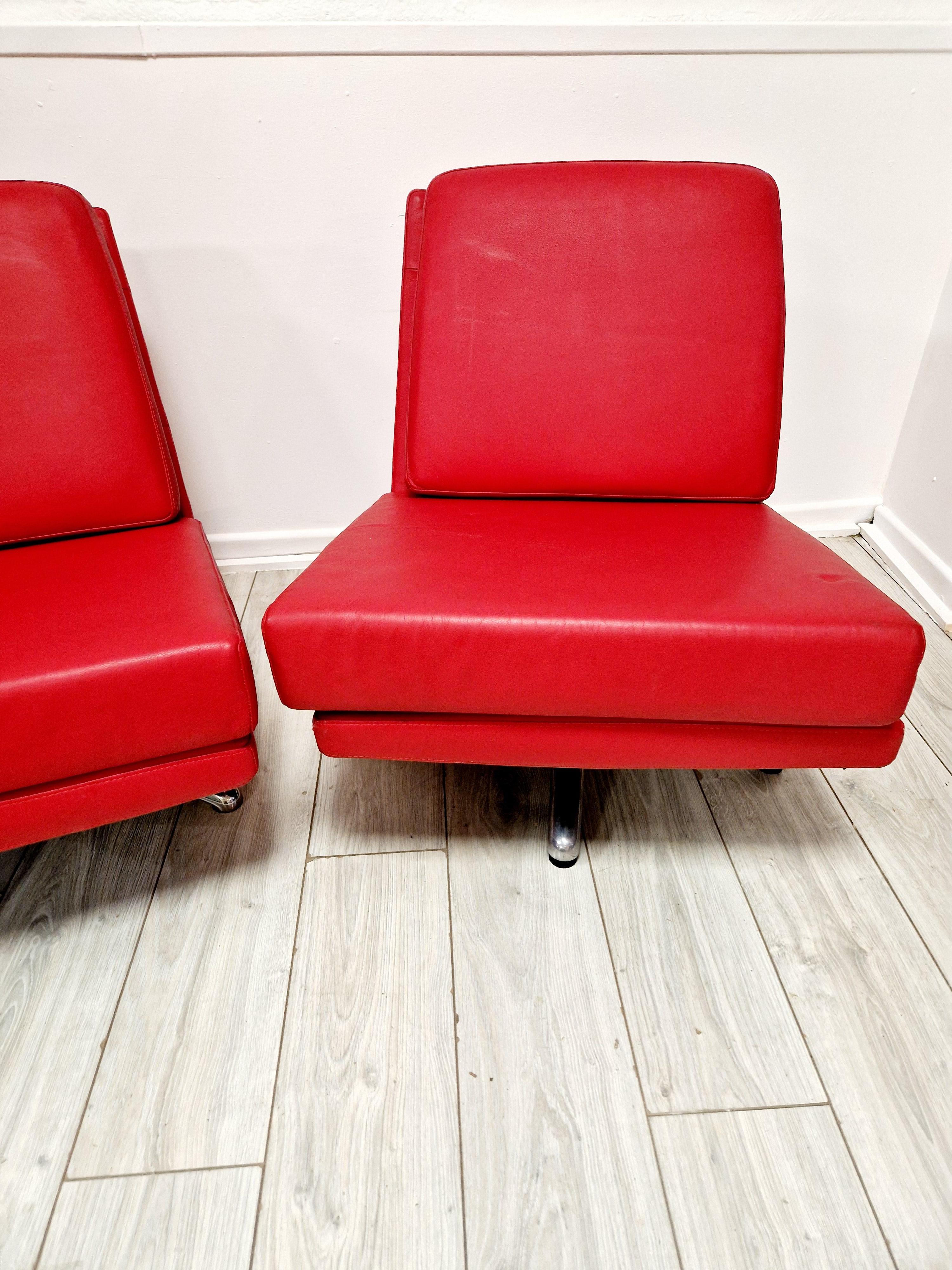 Pareja de sillas giratorias Breeze de estilo Mid Century Cajus Maelum para Fjords en venta 1
