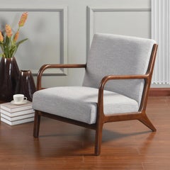 Pair of Mid Century Style Low Armchairs