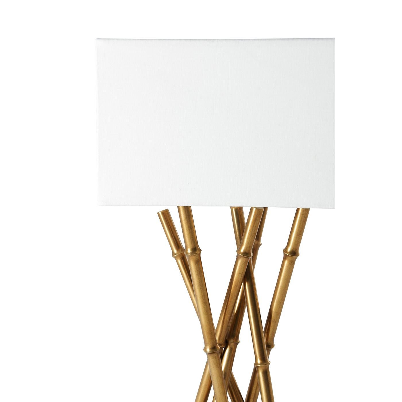 Métal Paire de lampes de table de style mi-siècle en vente